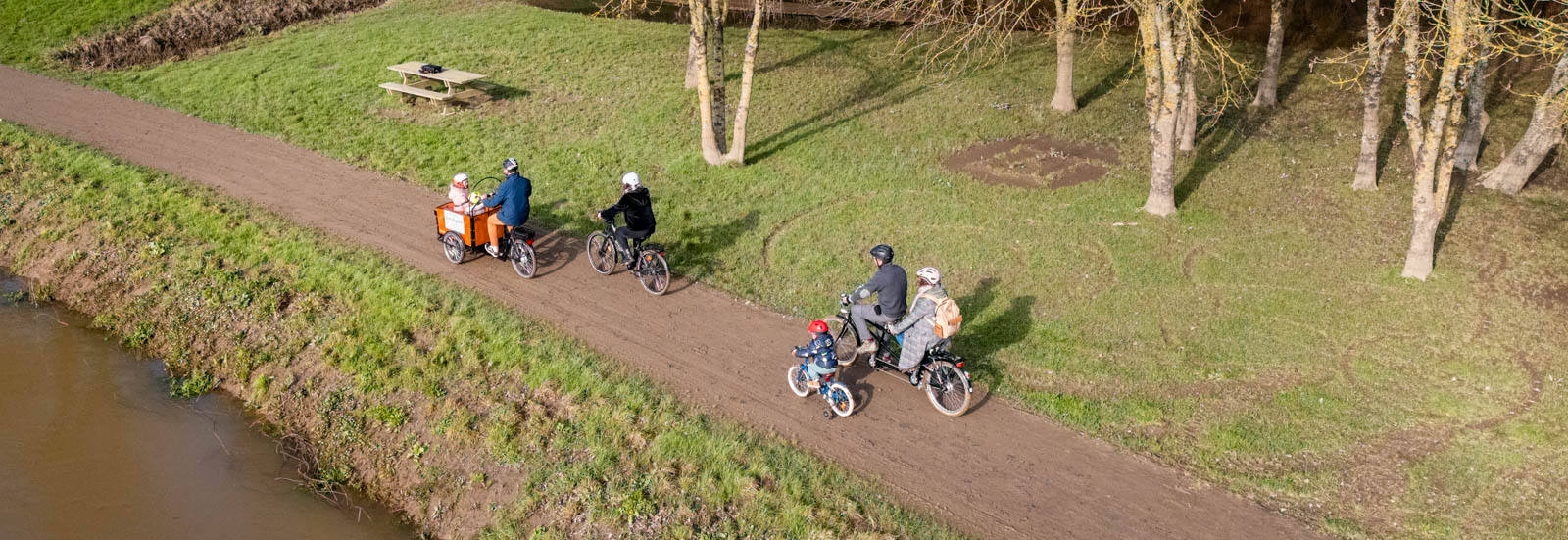 Location vélos électriques sur la voie verte à Guipry-Messac